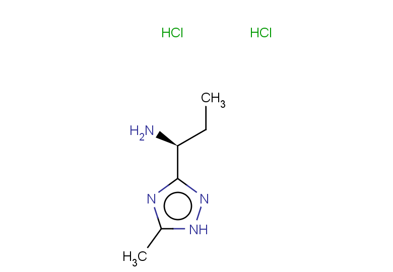 (1S)-1-(5-methyl-1H-1,2,4-triazol-3-yl)propan-1-amine dihydrochloride