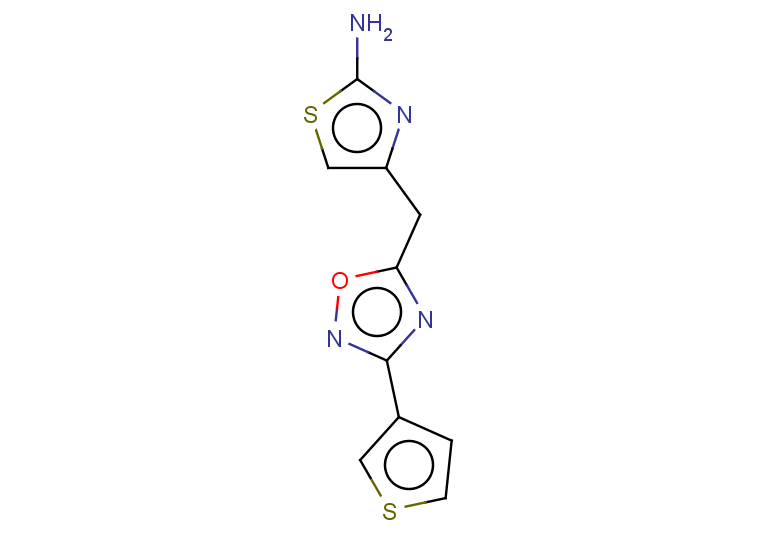 4-{[3-(thiophen-3-yl)-1,2,4-oxadiazol-5-yl]methyl}-1,3-thiazol-2-amine