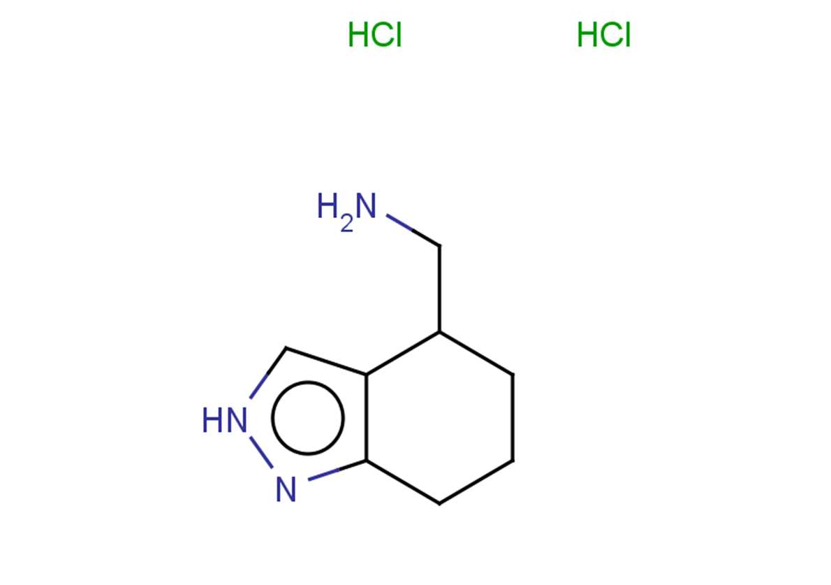 1-(4,5,6,7-tetrahydro-2H-indazol-4-yl)methanamine dihydrochloride