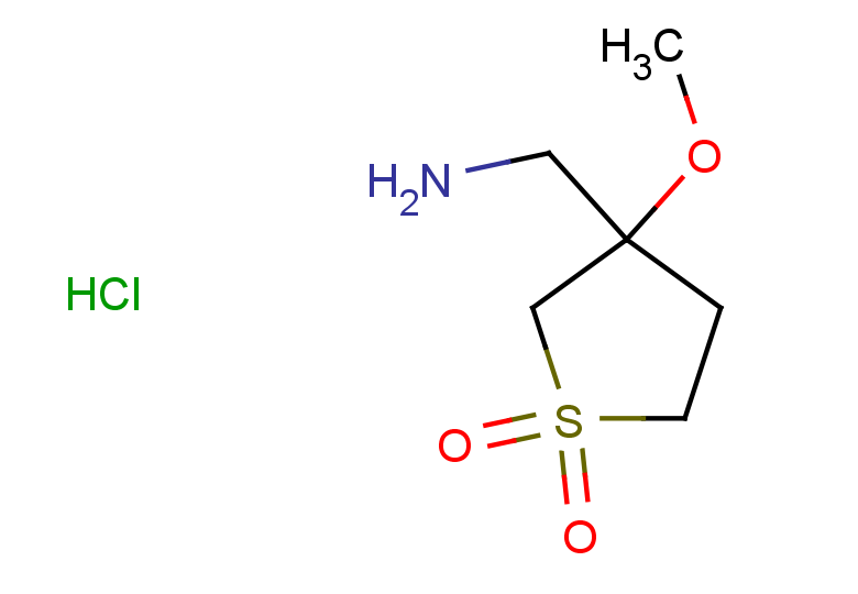 3-(aminomethyl)-3-methoxy-1lambda6-thiolane-1,1-dione hydrochloride