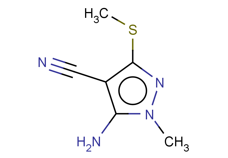 5-amino-1-methyl-3-(methylsulfanyl)-1H-pyrazole-4-carbonitrile