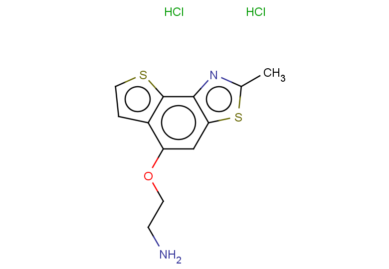8-(2-aminoethoxy)-4-methyl-5,12-dithia-3-azatricyclo[7.3.0.0,2,6]dodeca-1,3,6,8,10-pentaene dihydrochloride