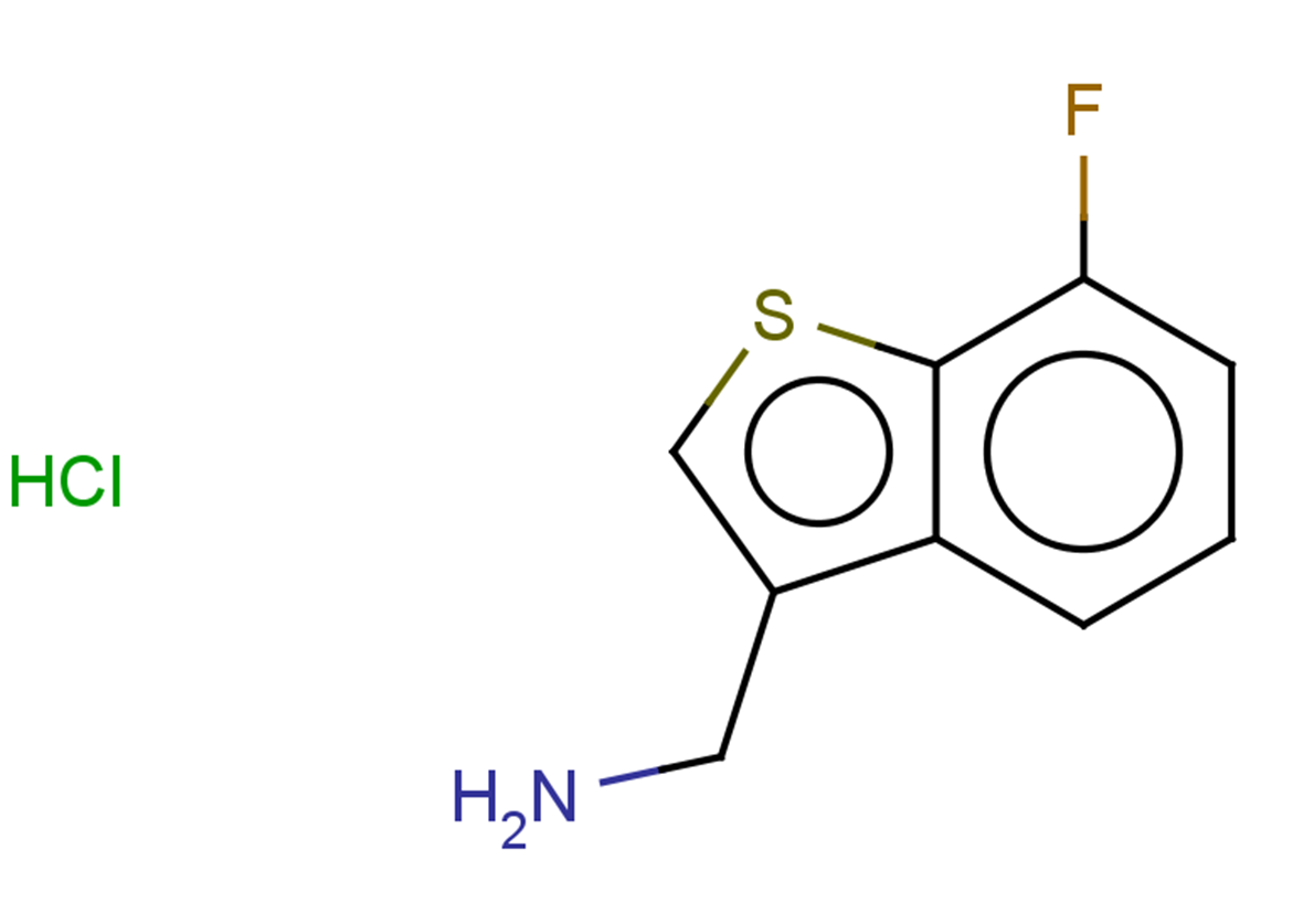 1-(7-fluoro-1-benzothiophen-3-yl)methanamine hydrochloride