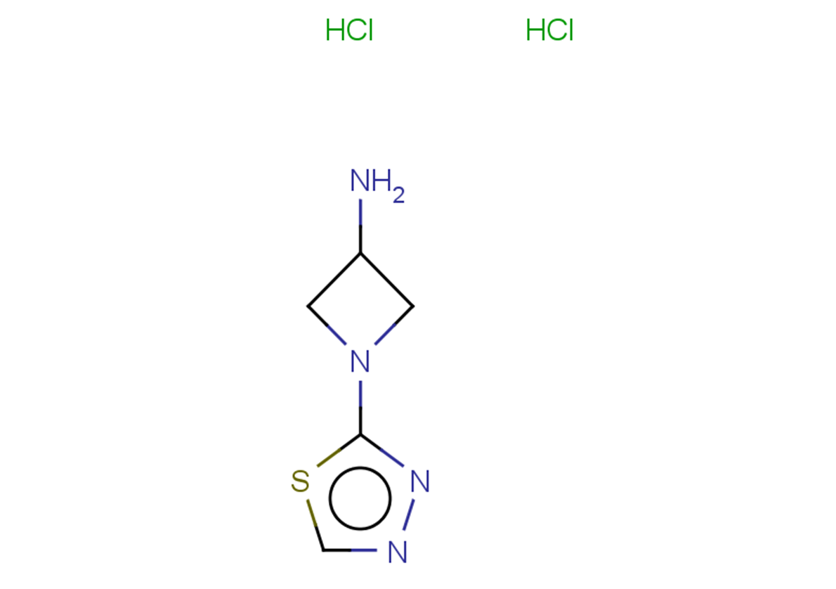 1-(1,3,4-thiadiazol-2-yl)azetidin-3-amine dihydrochloride