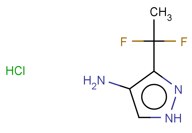 3-(1,1-difluoroethyl)-1H-pyrazol-4-amine hydrochloride