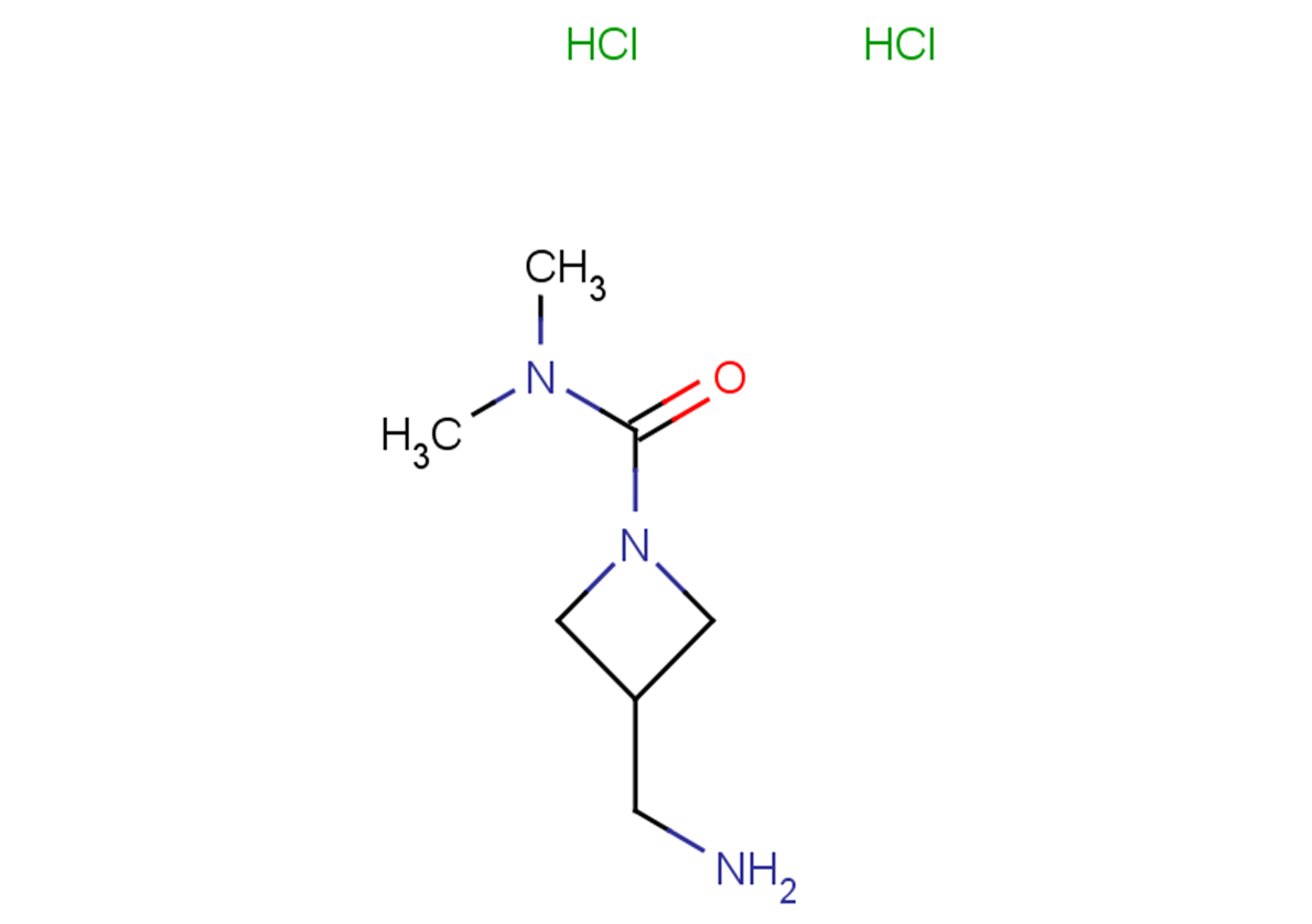 3-(aminomethyl)-N,N-dimethylazetidine-1-carboxamide dihydrochloride