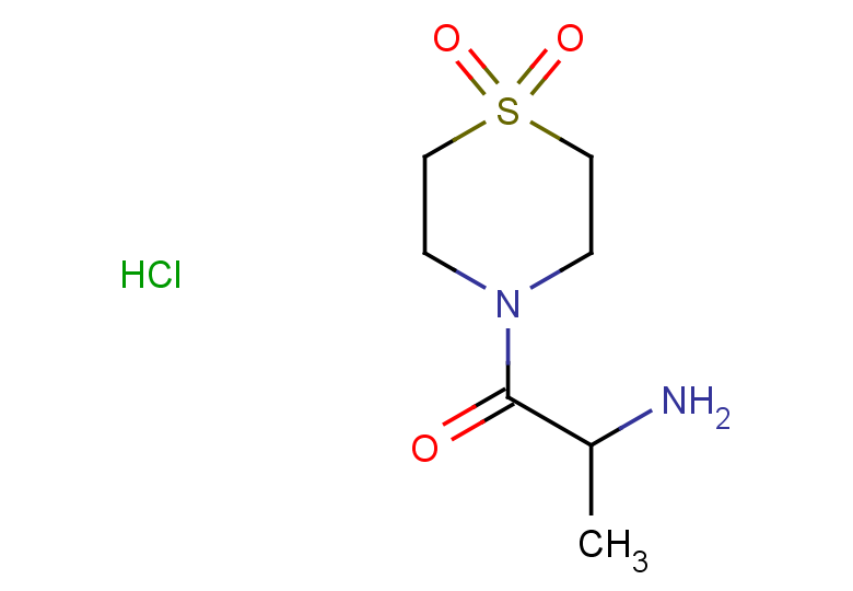 4-(2-aminopropanoyl)-1lambda6-thiomorpholine-1,1-dione hydrochloride
