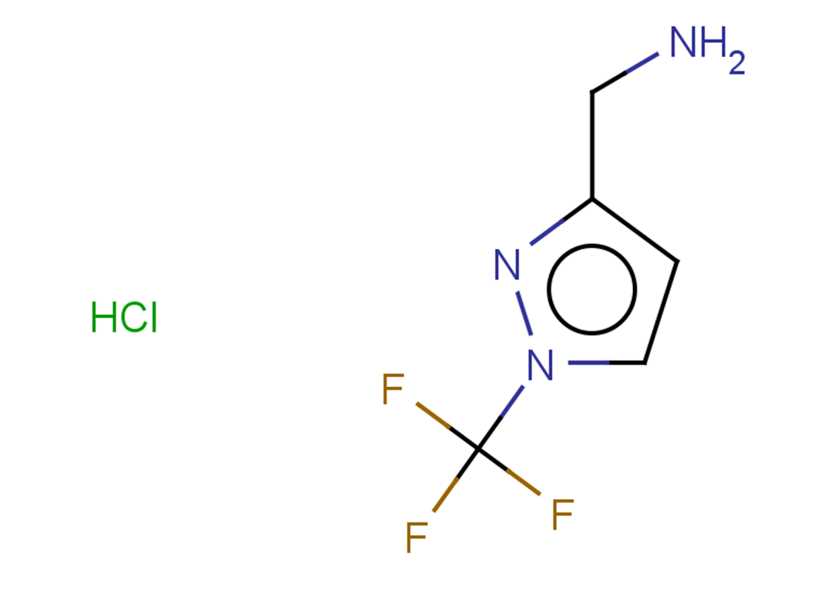 1-[1-(trifluoromethyl)-1H-pyrazol-3-yl]methanamine hydrochloride