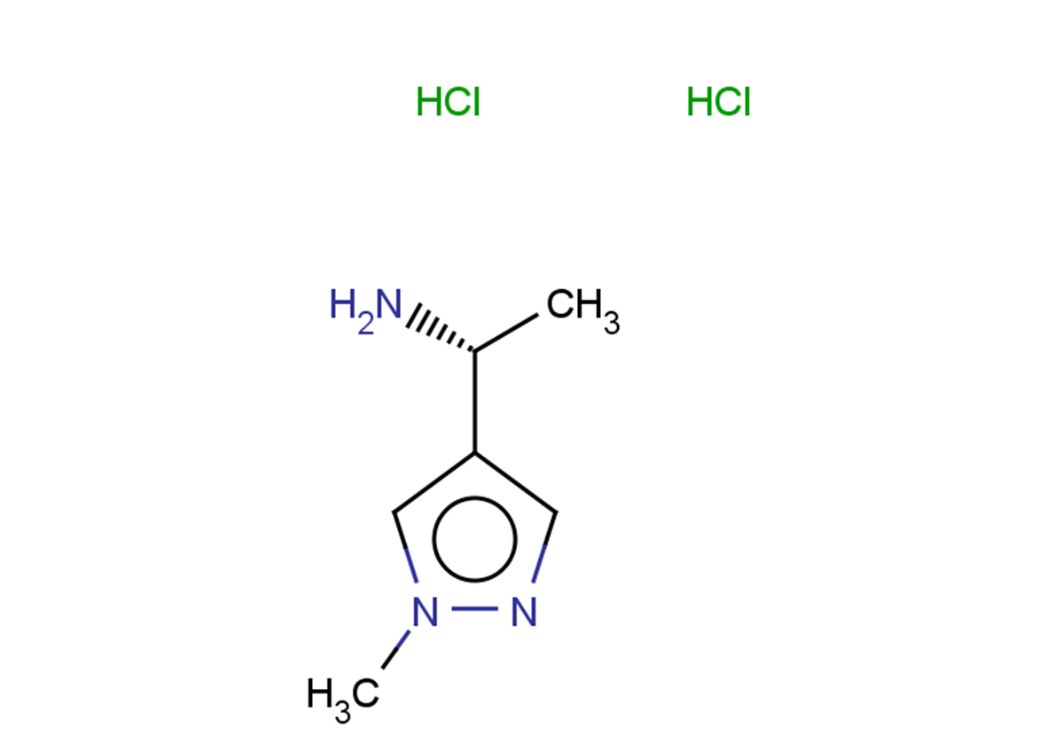 (1R)-1-(1-methyl-1H-pyrazol-4-yl)ethan-1-amine dihydrochloride