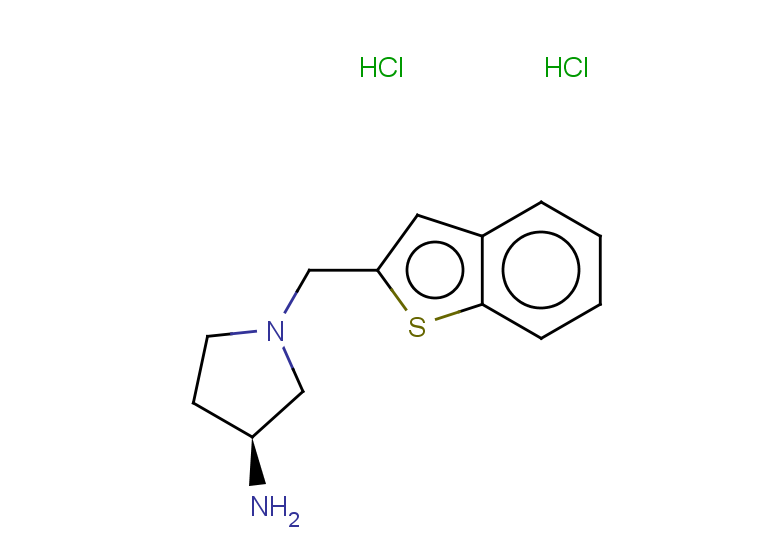 (3S)-1-[(1-benzothiophen-2-yl)methyl]pyrrolidin-3-amine dihydrochloride