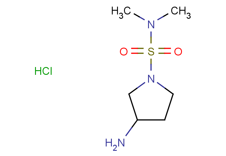 3-amino-N,N-dimethylpyrrolidine-1-sulfonamide hydrochloride