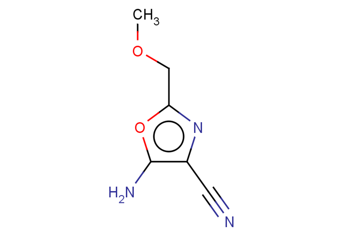 5-amino-2-(methoxymethyl)-1,3-oxazole-4-carbonitrile