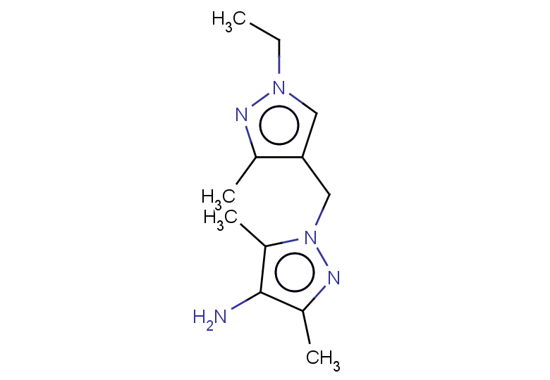 1-[(1-ethyl-3-methyl-1H-pyrazol-4-yl)methyl]-3,5-dimethyl-1H-pyrazol-4-amine
