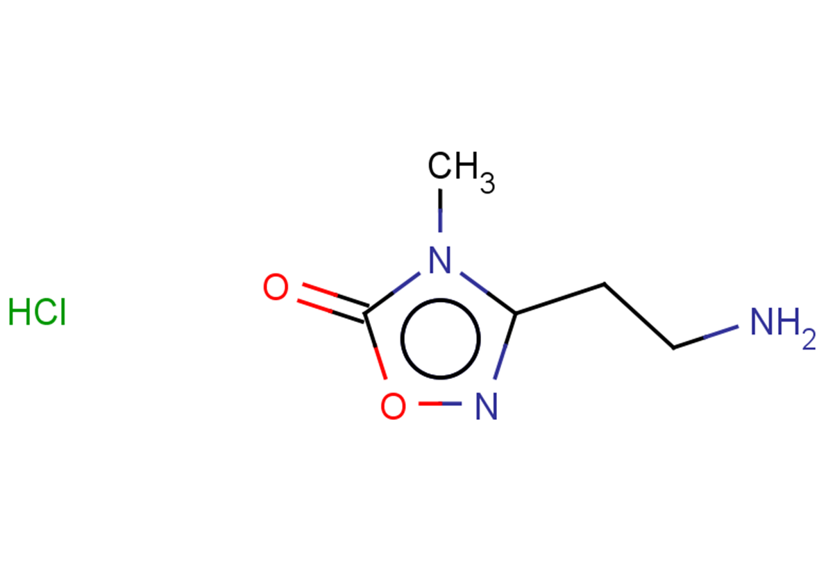 3-(2-aminoethyl)-4-methyl-4,5-dihydro-1,2,4-oxadiazol-5-one hydrochloride
