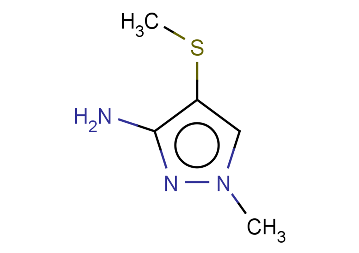 1-methyl-4-(methylsulfanyl)-1H-pyrazol-3-amine