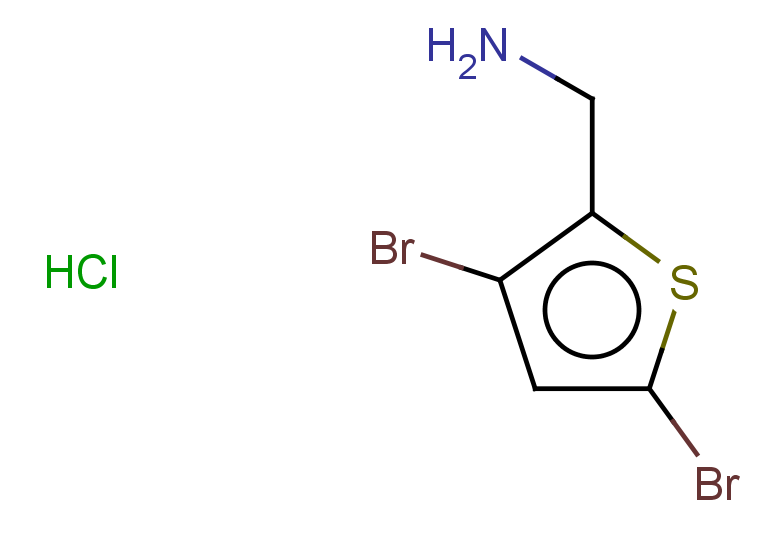 1-(3,5-dibromothiophen-2-yl)methanamine hydrochloride
