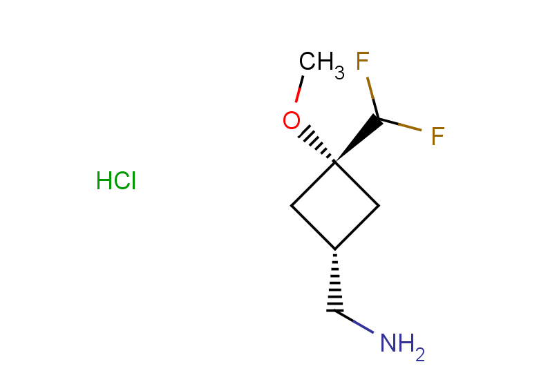 [3-(difluoromethyl)-3-methoxycyclobutyl]methanamine hydrochloride