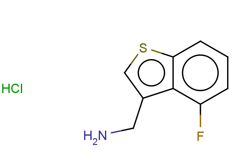 1-(4-fluoro-1-benzothiophen-3-yl)methanamine hydrochloride