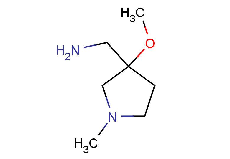 1-(3-methoxy-1-methylpyrrolidin-3-yl)methanamine