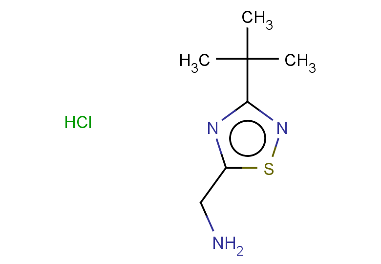 1-(3-tert-butyl-1,2,4-thiadiazol-5-yl)methanamine hydrochloride