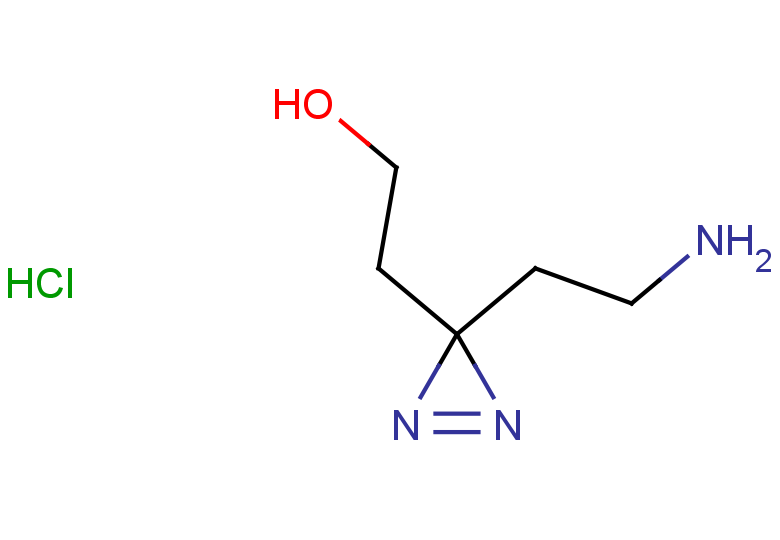 2-[3-(2-aminoethyl)-3H-diazirin-3-yl]ethan-1-ol hydrochloride