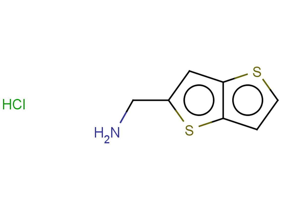 1-{thieno[3,2-b]thiophen-2-yl}methanamine hydrochloride