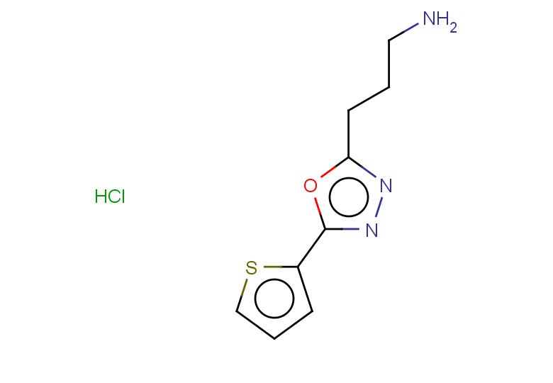 3-[5-(thiophen-2-yl)-1,3,4-oxadiazol-2-yl]propan-1-amine hydrochloride