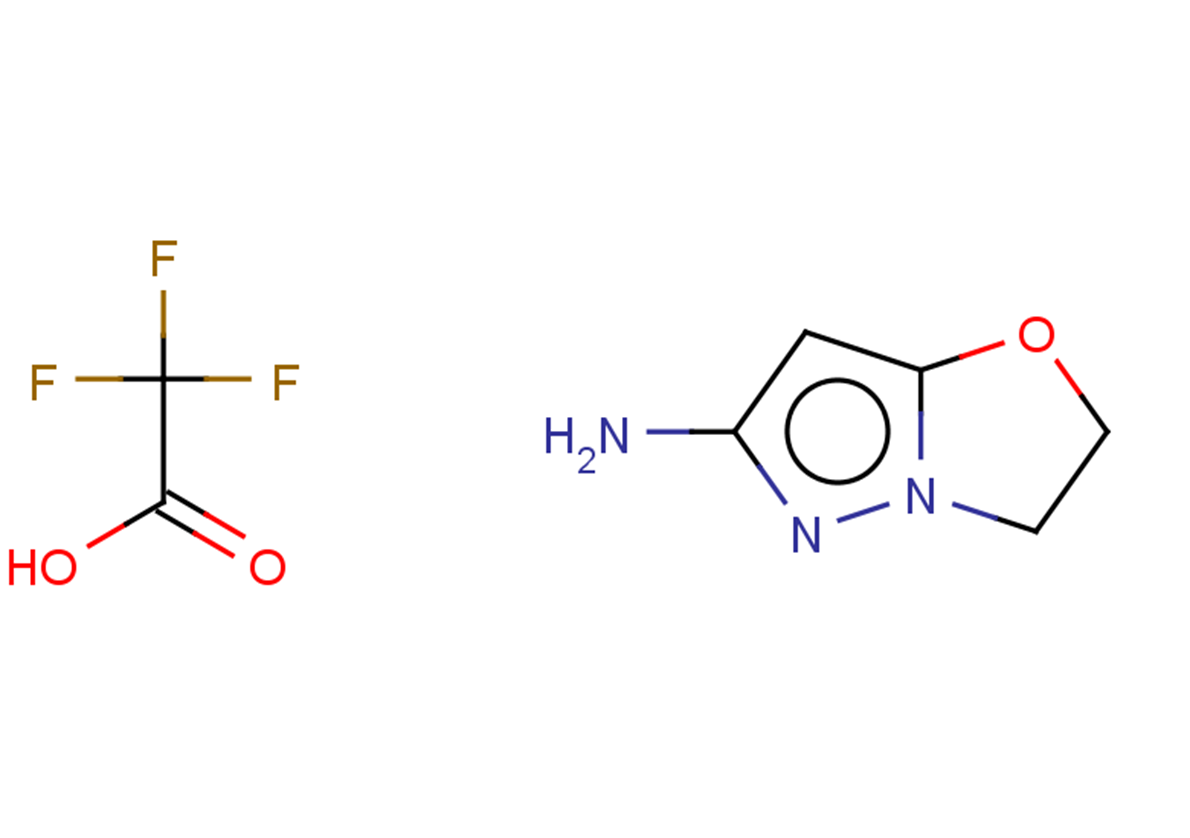 2H,3H-pyrazolo[3,2-b][1,3]oxazol-6-amine, trifluoroacetic acid