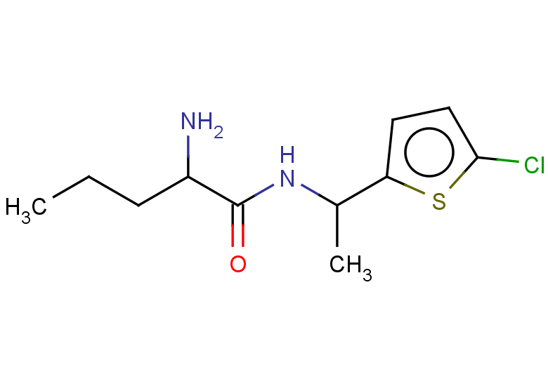 2-amino-N-[1-(5-chlorothiophen-2-yl)ethyl]pentanamide