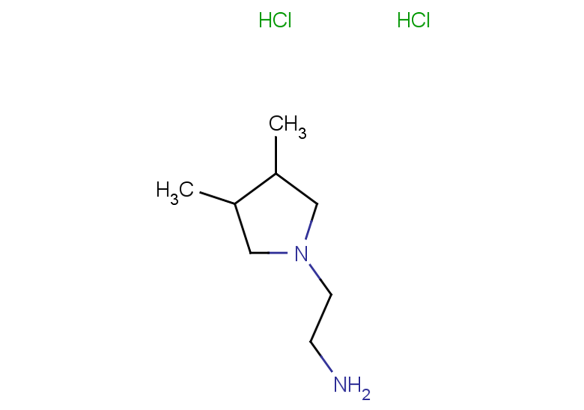 2-(3,4-dimethylpyrrolidin-1-yl)ethan-1-amine dihydrochloride