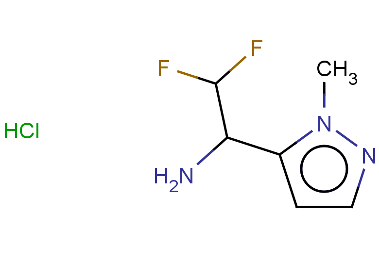 2,2-difluoro-1-(1-methyl-1H-pyrazol-5-yl)ethan-1-amine hydrochloride