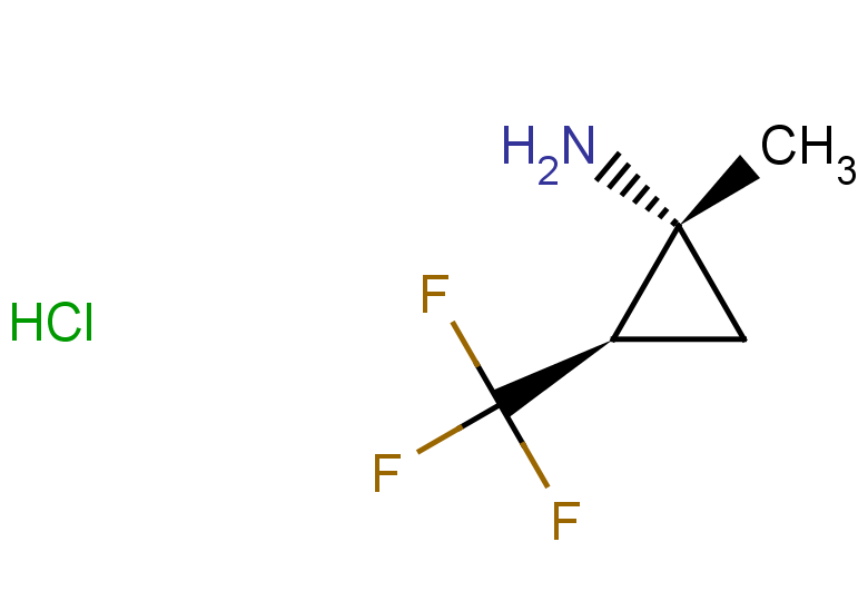 (1R,2R)-1-methyl-2-(trifluoromethyl)cyclopropan-1-amine hydrochloride