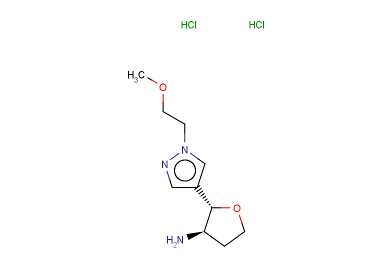 rac-(2R,3S)-2-[1-(2-methoxyethyl)-1H-pyrazol-4-yl]oxolan-3-amine dihydrochloride