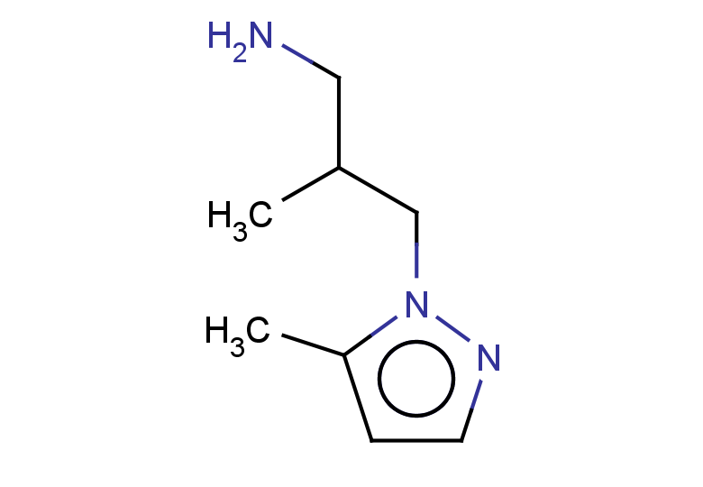 2-methyl-3-(5-methyl-1H-pyrazol-1-yl)propan-1-amine