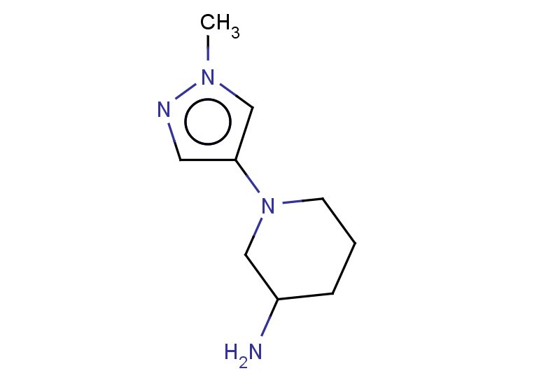 1-(1-methyl-1H-pyrazol-4-yl)piperidin-3-amine