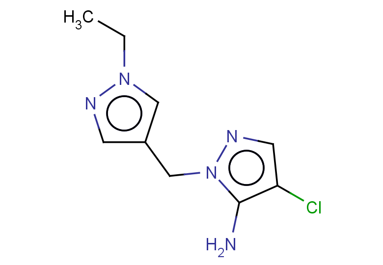 4-chloro-1-[(1-ethyl-1H-pyrazol-4-yl)methyl]-1H-pyrazol-5-amine