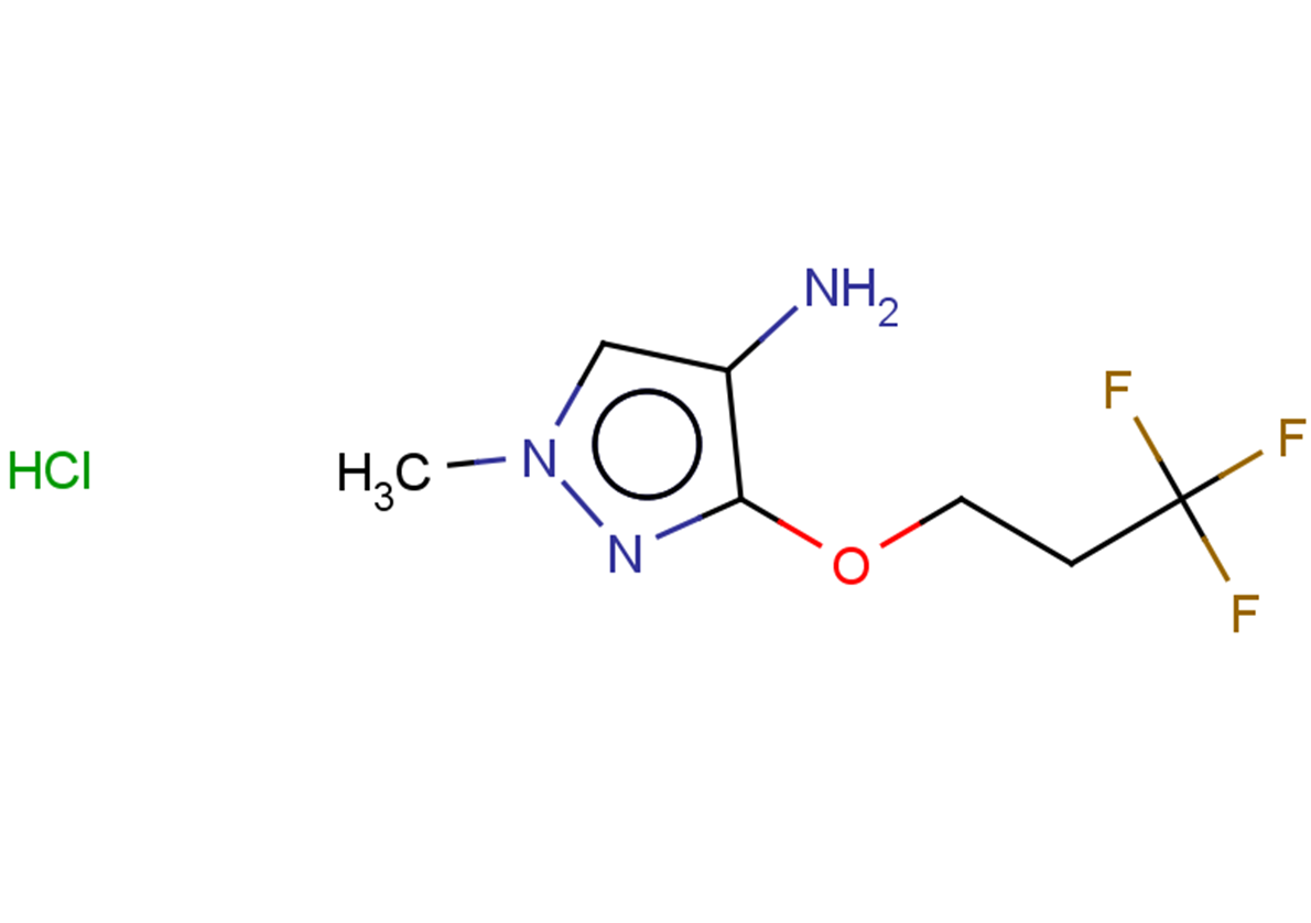 1-methyl-3-(3,3,3-trifluoropropoxy)-1H-pyrazol-4-amine hydrochloride