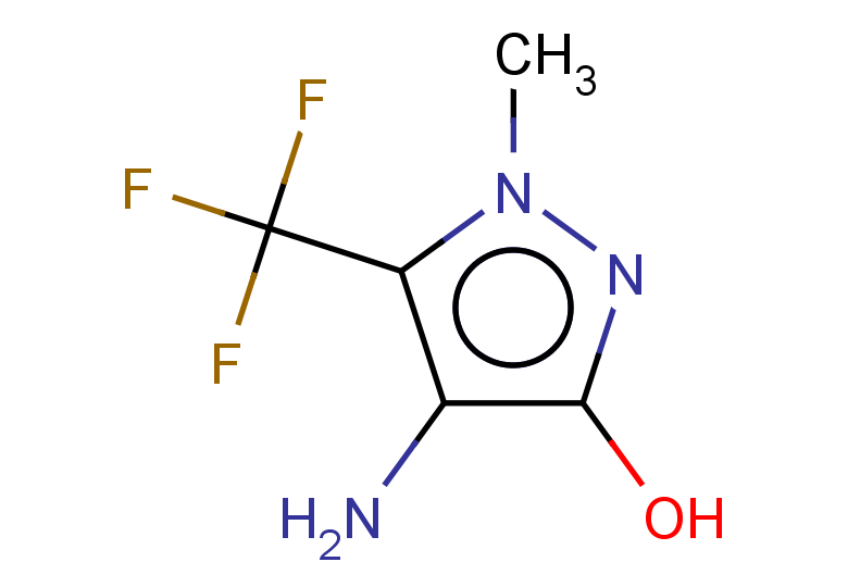 4-amino-1-methyl-5-(trifluoromethyl)-1H-pyrazol-3-ol