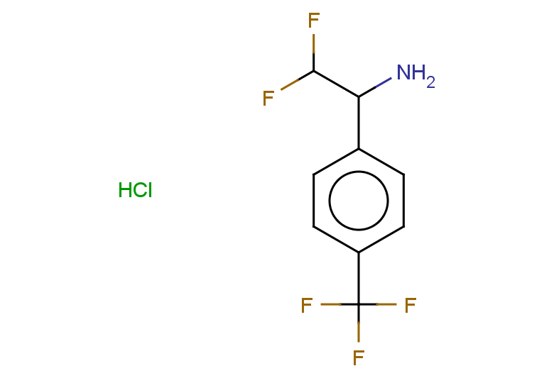 2,2-difluoro-1-[4-(trifluoromethyl)phenyl]ethan-1-amine hydrochloride