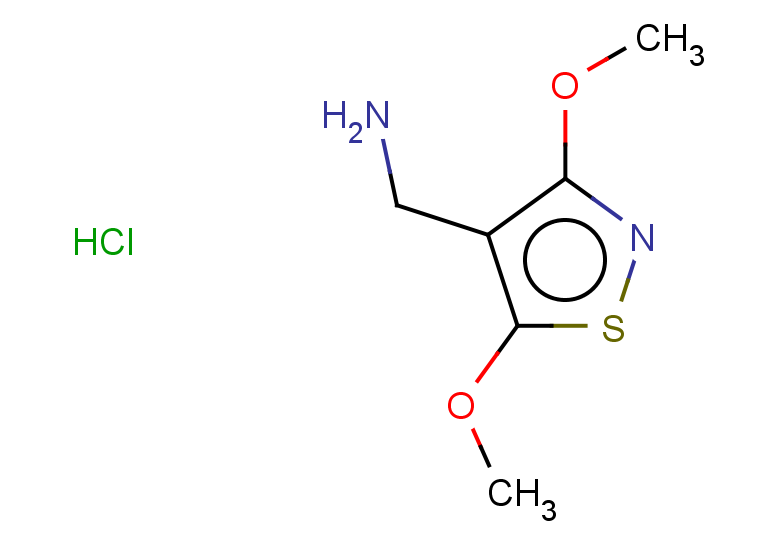 (dimethoxy-1,2-thiazol-4-yl)methanamine hydrochloride