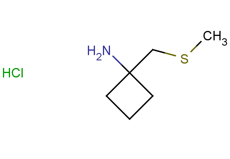 1-[(methylsulfanyl)methyl]cyclobutan-1-amine hydrochloride