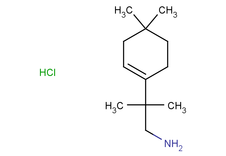 2-(4,4-dimethylcyclohex-1-en-1-yl)-2-methylpropan-1-amine hydrochloride