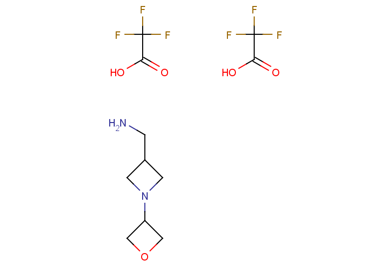 [1-(oxetan-3-yl)azetidin-3-yl]methanamine, bis(trifluoroacetic acid)