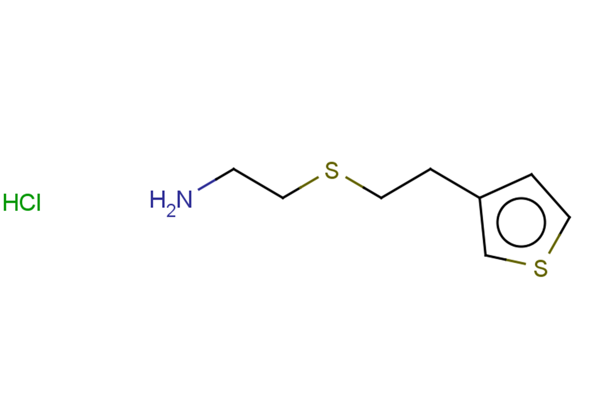 2-{[2-(thiophen-3-yl)ethyl]sulfanyl}ethan-1-amine hydrochloride