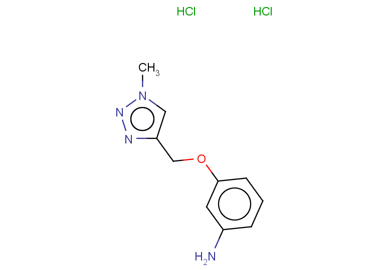 3-[(1-methyl-1H-1,2,3-triazol-4-yl)methoxy]aniline dihydrochloride