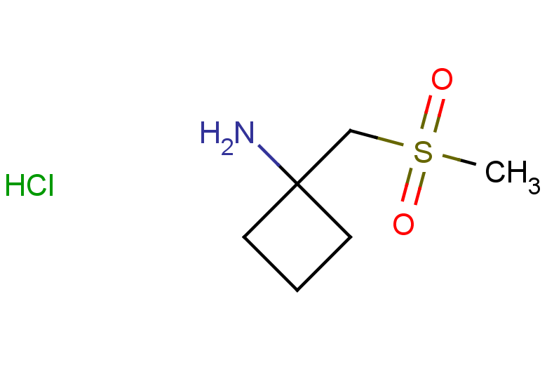 1-(methanesulfonylmethyl)cyclobutan-1-amine hydrochloride