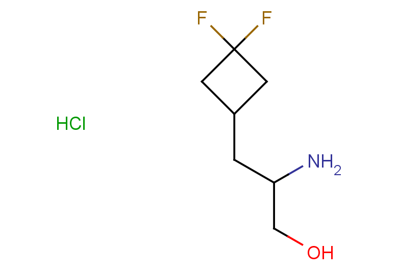 2-amino-3-(3,3-difluorocyclobutyl)propan-1-ol hydrochloride