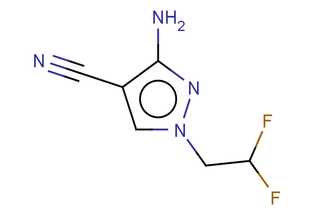 3-amino-1-(2,2-difluoroethyl)-1H-pyrazole-4-carbonitrile