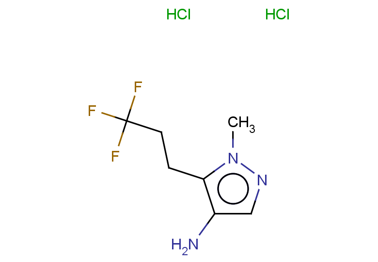1-methyl-5-(3,3,3-trifluoropropyl)-1H-pyrazol-4-amine dihydrochloride