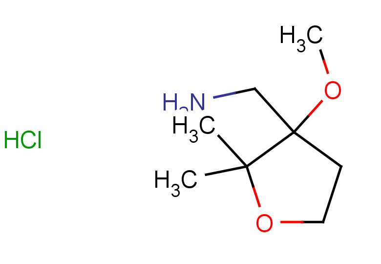 (3-methoxy-2,2-dimethyloxolan-3-yl)methanamine hydrochloride